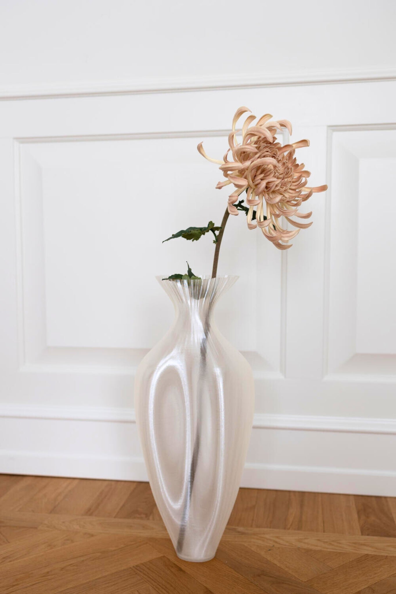 Kunstig Chrysanthemum - beige